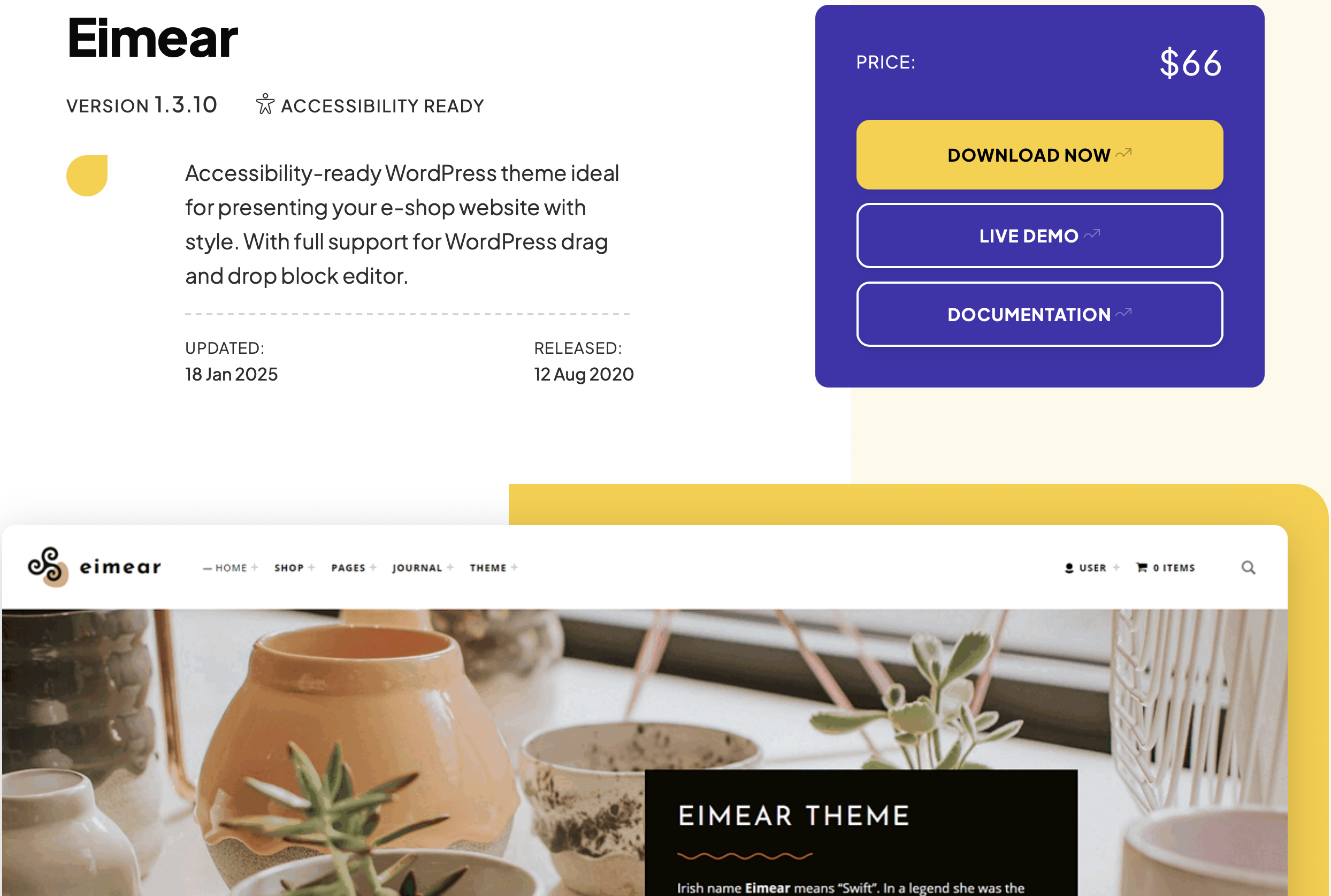 WordPress-Vorlage Eimear von WebMan Design Bild: WordPress-Vorlage Eimear von WebMan Design